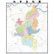 长宁县区域县市地图街道分布地区区域图办公室贴图挂图