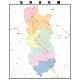 泾源县市区域县市地图街道分布地区区域图办公室贴图挂图
