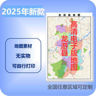 龙游县电子版地图素材制作定制商业城区县乡镇高清文件