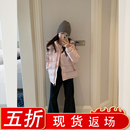 年中5折清仓亮面连帽羽绒服韩版 金苏一 宽松小个子90白鸭绒面包服