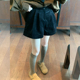 a字短裤 金苏一 潮 韩版 高腰显瘦小个子阔腿裤 灯芯绒短裤 女2025冬季