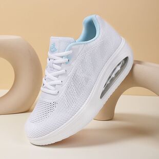 梦之队春季新款网面透气运动休闲百搭摇摇鞋舞蹈鞋网面鞋健身鞋女