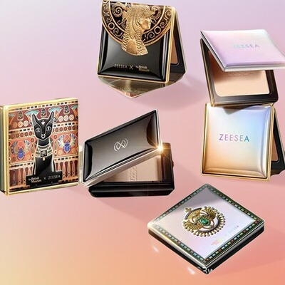 25.8清仓ZEESEA滋色埃及蜜粉饼散粉定妆粉干油皮补妆防汗爆款粉饼