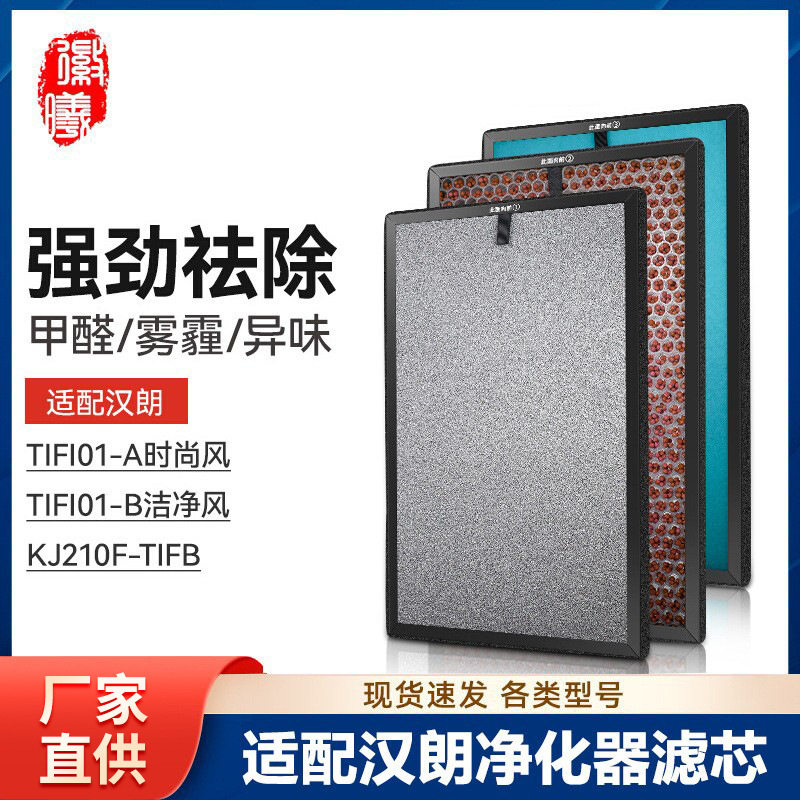适配德国tipon汉朗空气净化器滤网TIFI01-B TIFI01-A洁净风