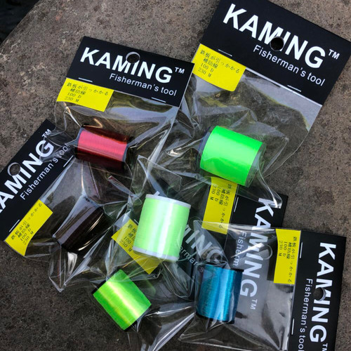 新品 海钓铁板钩绑钩线 飞钓绑毛钩材料 100D细线飞蝇绑制线配件