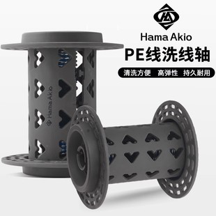 路亚电动轮上线 退线器海钓PE线洗线轮浸泡清盐洗线筒卷线器配件