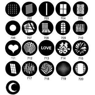 南光Forza60B成像镜头光影造型片插片闪光灯摄影投影片聚光筒专用