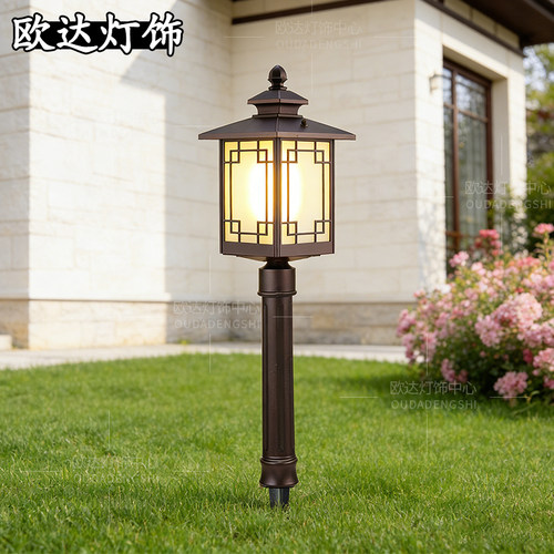 太阳能庭院灯户外插地草坪灯花园地灯家用院子防水别墅景观灯照明