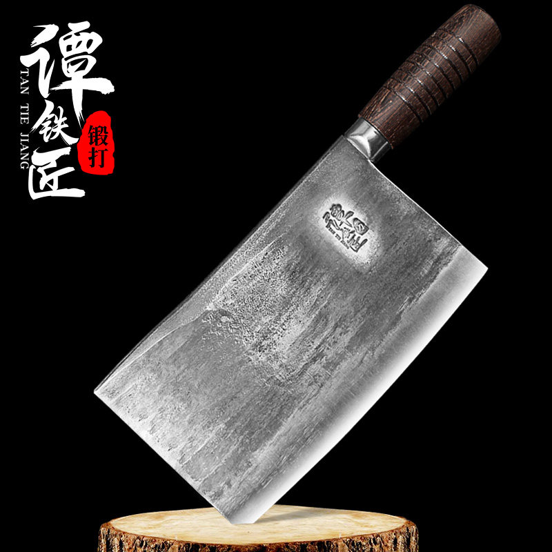龙泉手工锻打菜刀砍骨刀老式烧腊刀斩鸡鸭鹅厨师专用剁排骨斩切,厨房/烹饪用具,斩骨刀,淘宝优惠券,粉丝福利购,淘宝优惠卷
