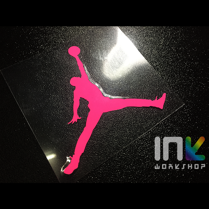 篮球飞人油箱盖车窗反光贴纸