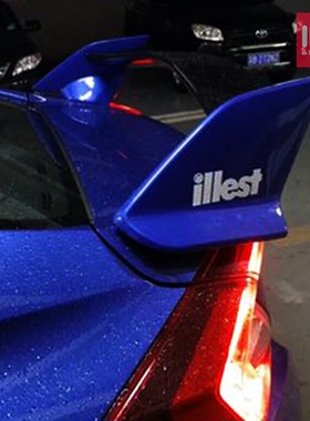 INK墨汁车贴ILLEST黑体款贴纸HF JDM改装车潮牌图案反光贴花