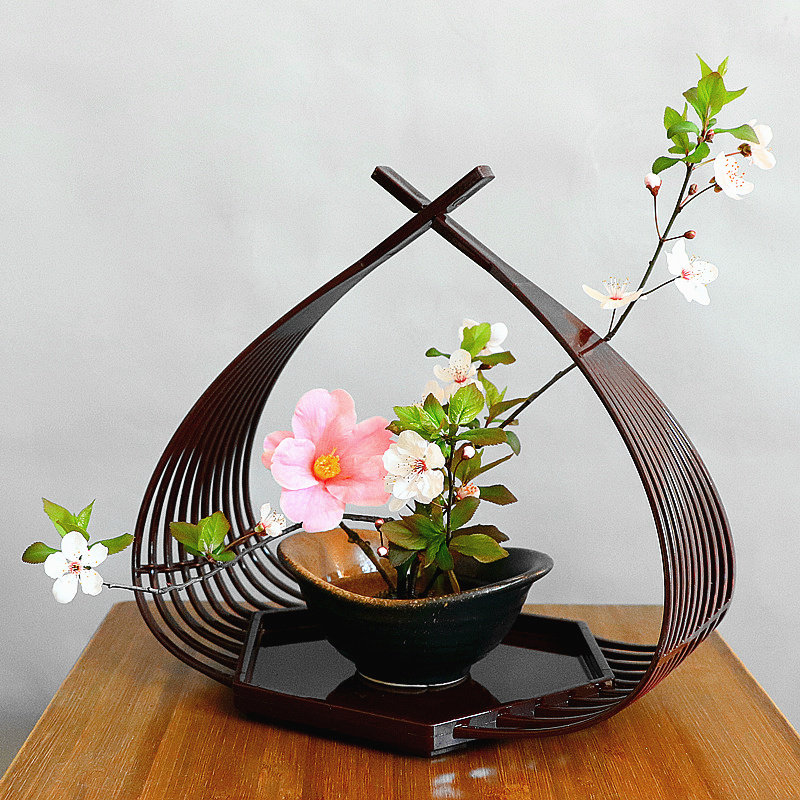 茶席花器禅意日式家居桌面摆件塑胶花架饰品复古中式剑山花器组合,家居饰品,花盆,淘宝优惠券,粉丝福利购,淘宝优惠卷