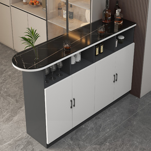 吧台桌家用小户型现代简约多功能客餐厅隔断柜厨房吧台餐边柜轻奢