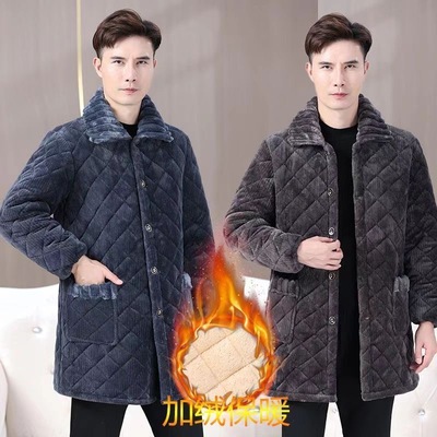 云贵川省服男款棉衣三层夹棉