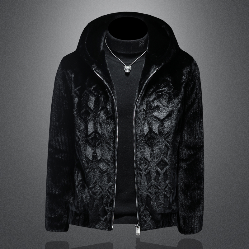 2024新款冬季金貂绒皮草加厚皮毛水貂连帽外套男货号89106P330，商品下架区商品下架区，钱塘6036（原3026）