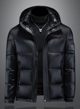 2025秋冬季男士90%白鸭绒连帽羽绒服外套 钱塘6036-99801 P365