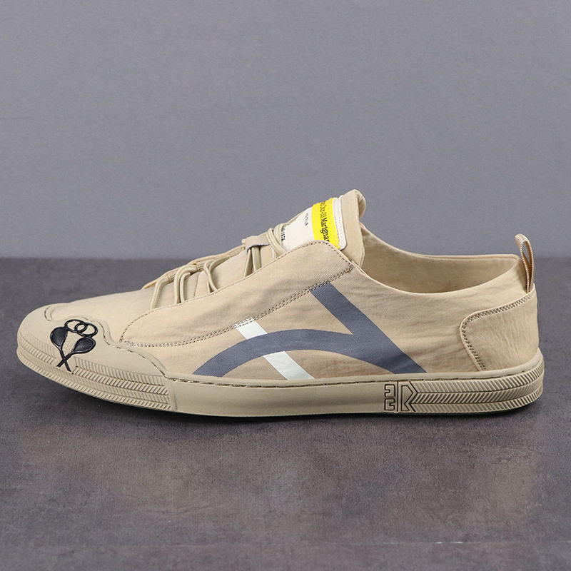 帕达索帆布鞋男潮鞋百搭低帮平底透气冰丝布鞋时尚休闲板鞋2064