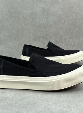 帕达索夏季新款布鞋透气一脚蹬懒人鞋百搭帆布鞋潮流男鞋230538