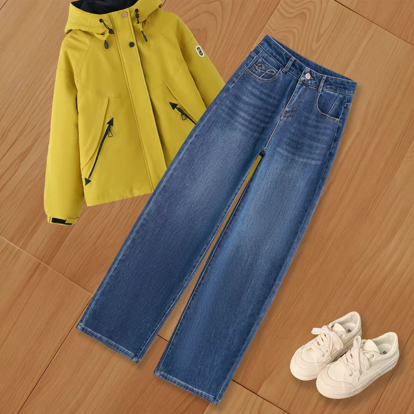 版型超好看的牛仔裤女2026新款春季裤子高腰显瘦弯刀裤宽松阔腿裤,女装/女士精品,大码裤装,淘宝优惠券,粉丝福利购,淘宝优惠卷