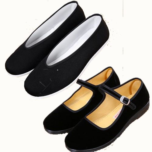 男女成人儿童老北京布鞋老式圆口