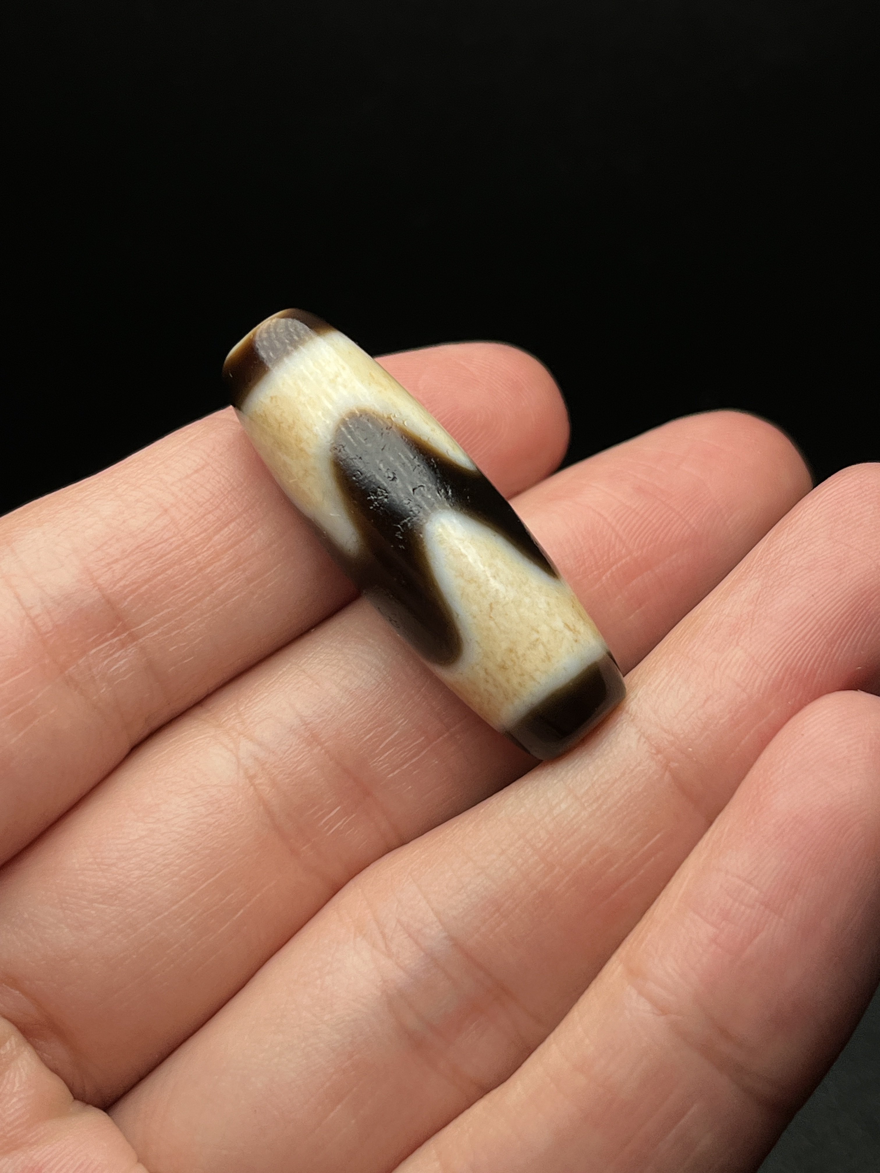 精品高油润手工玛瑙天珠吊坠精品虎牙天珠吊坠挂件项链锁骨链