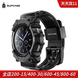 SUPCASE适用于三星Watch手表保护套Active2 44 46MM表带40硅胶45