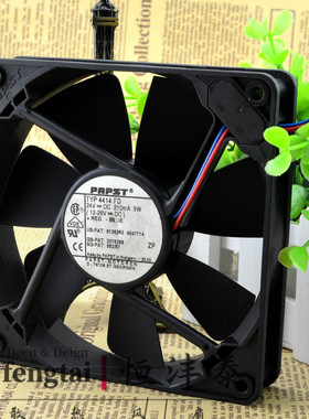 正品德国 PAPST 12025 24V 5W TYP4414FD 12CM 双滚珠变频器风扇
