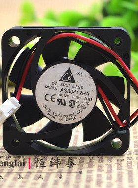原装 台达 ASB0412HA 12V 0.10A 4CM 4010 2线 静音 散热风扇