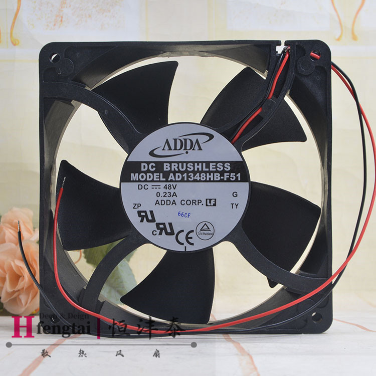 ADDA/协喜 AD1348HB-F51 48V 0.23A 12738 轴流 散热风扇 12.7CM