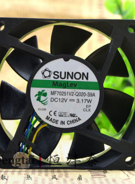 SUNON MF70251V2-Q020-S9A 12V 3.17W 7cm 7025 机箱 CPU 风扇