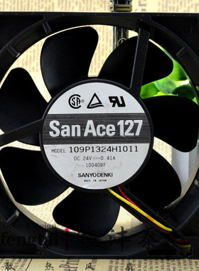 山洋12738 130*130*38mm 24V风扇变频器 稳压器风扇109P1324h1011