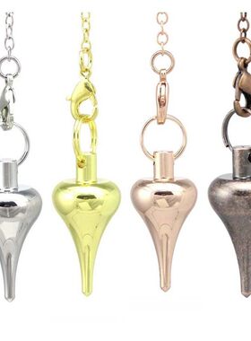 金属圆锥灵摆重力集中灵摆吊坠 合金灵气摆件跨境电商