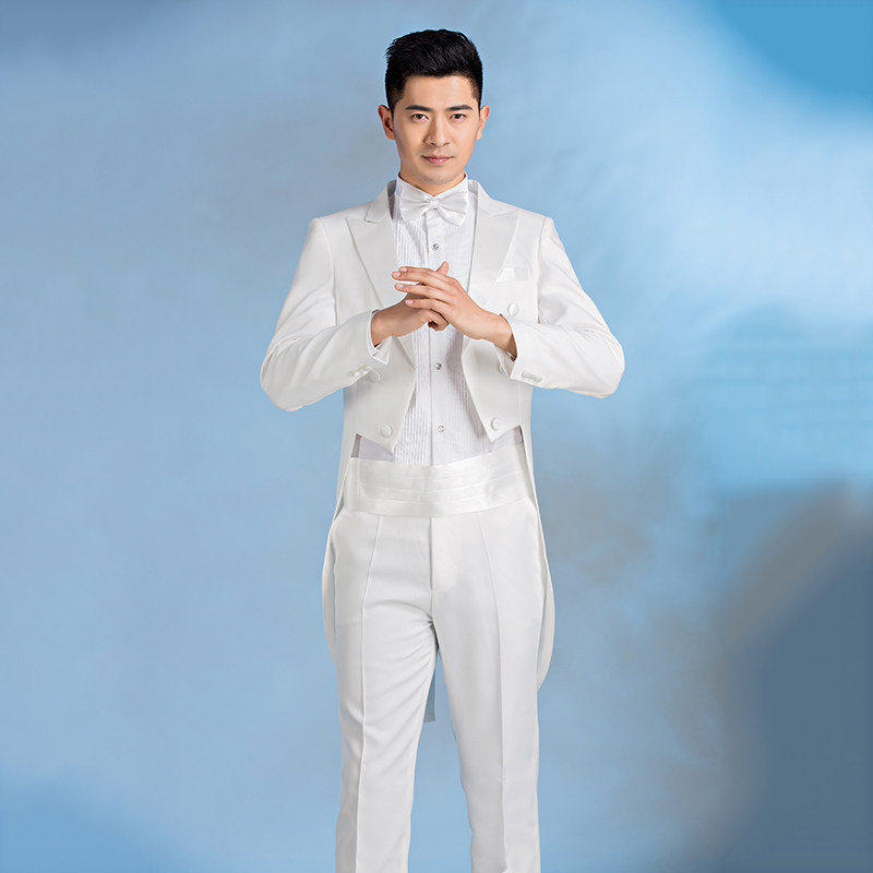 MENS BLACK SLIM FIT TUXEDO COSTUME STAGE CHORUS SUIT SUIT CONDUCTOR MAGIC MENS TUXEDO