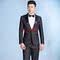PERFORMANCE COSTUMES: MALE SINGERS HOST THE STAGE CHORUS SUITS GROOM WEDDING GROOMSMEN SLIM DRESSES SUIT SETS