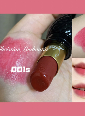 Christian Louboutin萝卜丁女王权杖口红CL黑管唇膏001SM/720