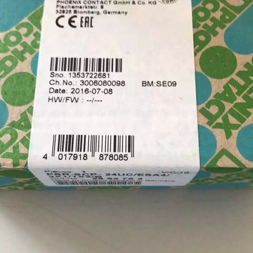 议价2963763PSR-SCP- 24UC/ESA4/3X1/1X2/B安全继电器进口