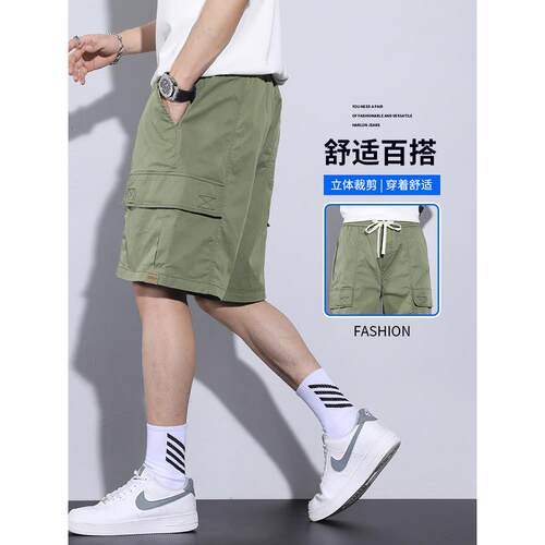 工装休闲短裤男士宽松潮牌夏季