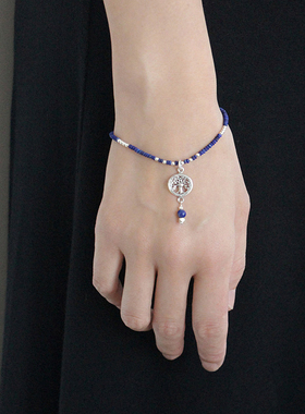 幸福树s925纯银配件女复古风手链