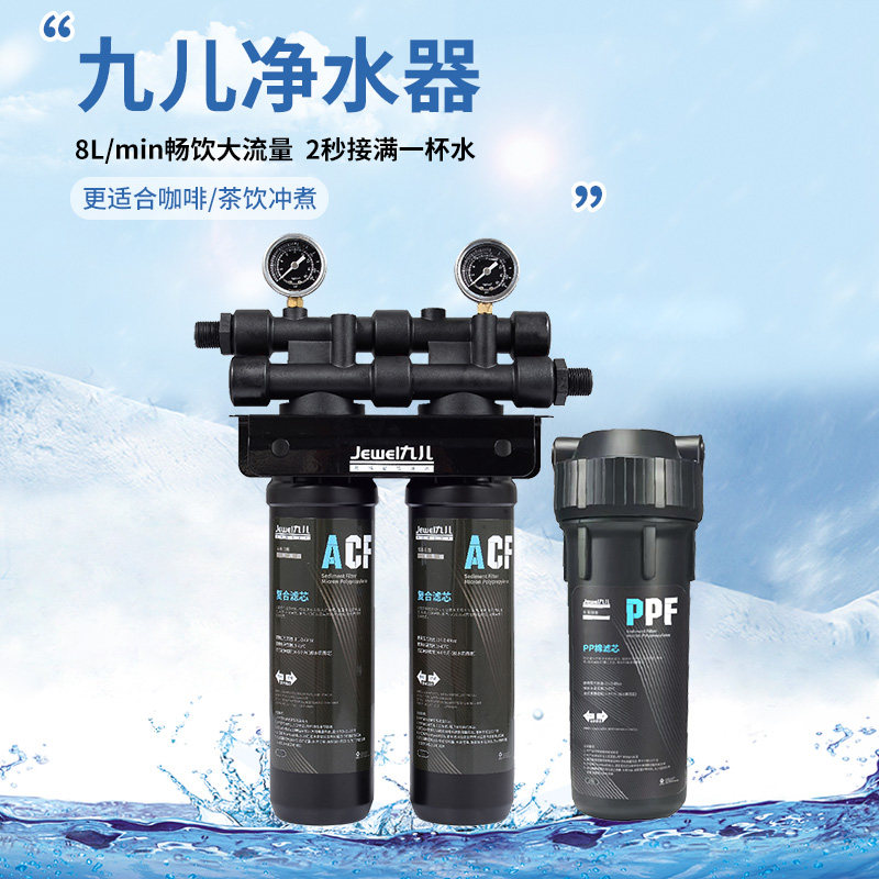九儿家用小商用净水器大流量直饮净水器双联mini咖啡店奶茶店甜品