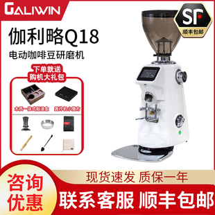 GALIWIN伽利略Q18磨豆机意式商用家用电动咖啡豆定量研磨q18mini