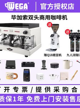 WEGA pegaso毕加索单双头商用咖啡机双头e61专业意式半自动电控