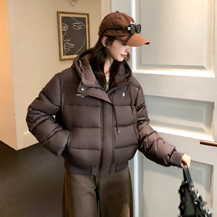 棉衣女冬季新款韩版宽松连帽棉服女秋冬外穿百搭学生党加厚小棉袄