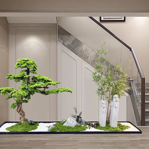 仿真松树室内景观造景装饰摆件