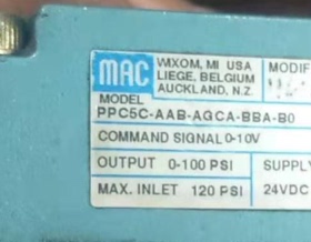 美国MAC电磁阀PPC5C-AAB-AGCA-BBA-B0 BO包邮