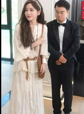 短剧偏偏偏爱你邓灵枢bnb同款衣服女长袖衬衫连衣裙两件套装春秋