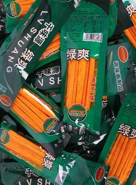 千味源绿爽童年辣条一毛一根儿时8090后怀旧辣条小零食单独小包装