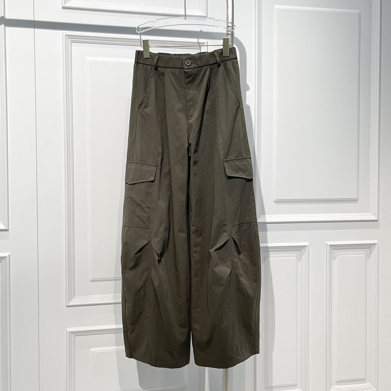 2025早秋新款休闲风百搭宽松显高显瘦工装裤舒适舒适减龄阔腿裤潮,女装/女士精品,休闲裤,淘宝优惠券,粉丝福利购,淘宝优惠卷