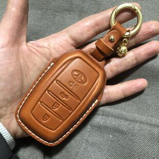 适用于丰田兰德酷路泽钥匙套LC300坦途红杉陆巡车钥匙壳真皮全包