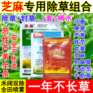 芝麻专用除草剂芝麻田锄草剂正品封闭禾阔双除强效杀草死根不伤苗