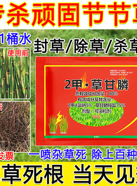 笔管草除草剂强效死根型2甲草甘膦专杀节节草专用打草药颗粒正品K